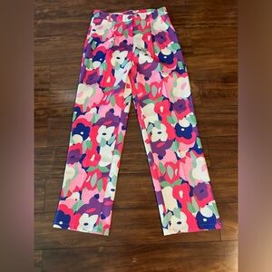 NWT Multicolor Pants Grint Zipper Size Small